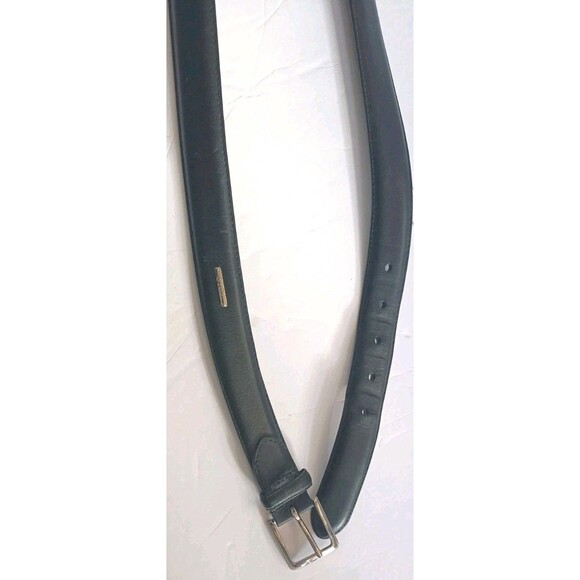 Polo Ralph Lauren Belt Sz 42  Italian Leather Black Dress Work Belt 2113620-001 - Picture 7 of 11
